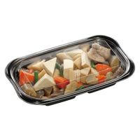 エフピコ 惣菜容器 MFP優デリ25-15(35) 黒W 4M812550 1ケース(600個(50個×12)（直送品）