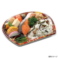 エフピコ 弁当容器 MFP月見膳24-20-1 月うたげ赤 4M824212 1ケース(600個(50個×12)（直送品）