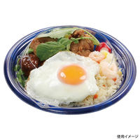 エフピコ 惣菜容器 MFPグラブ丸20 本体 カフェブルー 4M902004 1ケース(500個(50個×10)（直送品）