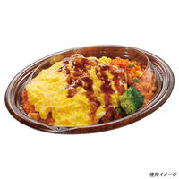 エフピコ 惣菜容器 MFPグラブ楕円24-18 本体 風木BR 4M902492 1ケース(500個(50個×10)（直送品）