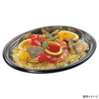 エフピコ 惣菜容器 MFPグラブ楕円24-18 本体 黒 4M90249A 1ケース(500個(50個×10)（直送品）