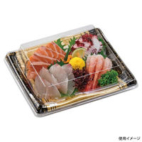 エフピコ 刺身容器 陶彩19-17 本体 祝祭金 59911917 1ケース(800個(50個×16)（直送品）