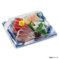 エフピコ 刺身容器 陶彩19-17 本体 陶ぞめ紺 59921917 1ケース(800個(50個×16)（直送品）