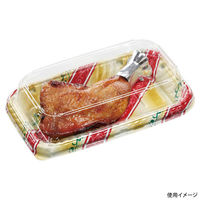 エフピコ オードブル容器 MSDティアラプレート26-15リッチ赤 7E332619 1ケース(600個(50個×12)（直送品）