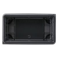 エフピコ ウッド容器 MSDこはく重23-13R 本体 黒 7E342313 1ケース(800個(50個×16)（直送品）