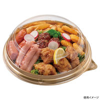 エフピコ オードブル容器 シャトープラッター丸20 本体 金 7E381020 1ケース(300個(25個×12)（直送品）