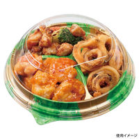 エフピコ オードブル容器 シャトープラッター丸10 本体 金リーフ 7E382010 1ケース(400個(25個×16)（直送品）