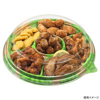 エフピコ オードブル容器 シャトープラッター丸30 本体 金リーフ 7E382030 1ケース(200個(10個×20)（直送品）