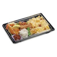 エフピコ 弁当容器 MSDアコード23-15-3黒 7E952325 1ケース(800個(50個×16)（直送品）
