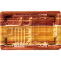 エフピコ 弁当容器 MSDアコード23-15-3もえぎ茶 7E952327 1ケース(800個(50個×16)（直送品）