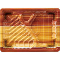 エフピコ 弁当容器 MSDアコード23-17-1もえぎ茶 7E962319 1ケース(800個(50個×（直送品）