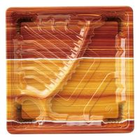 エフピコ 弁当容器 MSDアコード21-21-2もえぎ茶 7E962127 1ケース(600個(50個×12)（直送品）