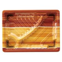 エフピコ 弁当容器 MSDアコード23-17-3もえぎ茶 7E962327 1ケース(800個(50個×（直送品）