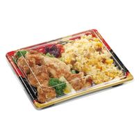 エフピコ 弁当容器 MSDアコード23-19-2万彩赤 7E972327 1ケース(600個(50個×12)（直送品）