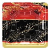 エフピコ どんぶり容器 MSDアコード重15-15(33)万彩赤 7E981517 1ケース(1200個(50個×24)（直送品）