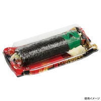 エフピコ 刺身容器 四季皿25-12 本体 角紋赤 7Z972314 1ケース(600個(50個×12)（直送品）