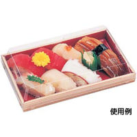 エフピコ 弁当容器 WHSかん合-415S身 柾目(朱) 82564150 1ケース(540個(30個×18)（直送品）