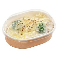 エフピコ 軽食容器 RK-163-122-500 クラフト 8Y201007 1ケース(600個(50個×12)（直送品）