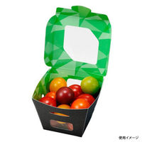 エフピコチューパ フルーツ容器 紙ベジ85角 黒 FMS CP501820 1ケース(600個(50個×12)（直送品）