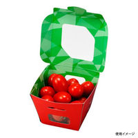 エフピコチューパ フルーツ容器 紙ベジ85角 赤 FMS CP501821 1ケース(600個(50個×12)（直送品）