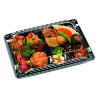 エフピコチューパ 弁当容器 MS角弁 23-17-1 黒 本体 CP570500 1ケース(600個(50個×12)（直送品）