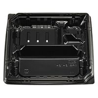 エフピコチューパ 弁当容器 カチ楽19-19-1 黒 本体 CP570602 1ケース(600個(50個×12)（直送品）