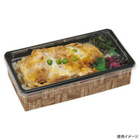 エフピコチューパ どんぶり容器 紙折FIT-302-1 内装 黒 CP570681 1ケース(600個(50個×12)（直送品）