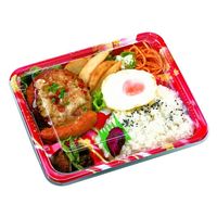 エフピコチューパ 弁当容器 CR-2-1 かなで赤 本体 CP571104 1ケース(600個(50個×（直送品）