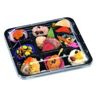 エフピコチューパ 弁当容器 CR-5-2 黒 本体 CP571124 1ケース(600個(50個×12)（直送品）