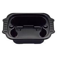 エフピコチューパ スープ容器 CN-なべ 203角 黒本体 CP800544 1ケース(450個(50個×9)（直送品）