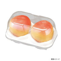 エフピコチューパ フルーツ容器 ふわりーと 2P-L本体W1 CP843007 1ケース(250個(50個×（直送品）