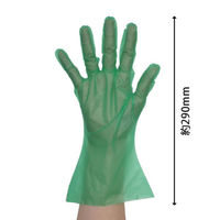 エフピコ TPE手袋 TPE GLOVE グリーン S TXA69U2Q 1ケース(4800個(200個×24)（直送品）