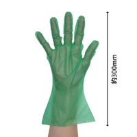 エフピコ TPE手袋 TPE GLOVE グリーン M TXA69U2R 1ケース(4800個(200個×24)（直送品）