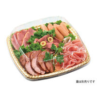 エフピコ オードブル容器 ティアラプラッター220 本体 金 48702200 1ケース(600個(25個×（直送品）