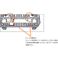 トラスコ中山 TRUSCO 樹脂台車 カルティオビッグ用足踏みストッパー MPK900FB 1台