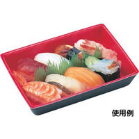 エフピコ 弁当容器 FSP-100 朱 40420100 1ケース(1200個(50個×24)（直送品）