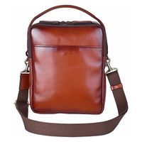 スワン　牛革シャドー　縦ショルダーバッグ　ブラウン　1505　1個（直送品）