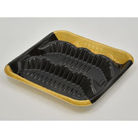 エフピコ 軽食容器 MFP-ホットキッチン5TK 金座黒 4M500524 1ケース(600個(50個×12)（直送品）