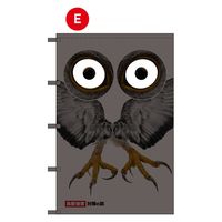 フラッグ・タナカ タカの目ギョロリ(カラス被害防止の旗) E 1枚（直送品）