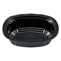 エフピコチューパ どんぶり容器 CY-丼 小判大深N 黒本体 CP520399 1袋(50個)（直送品）