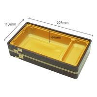 エフピコ どんぶり容器 WU-302-44 本体 本陣金 8C383024 1袋(15個)（直送品）