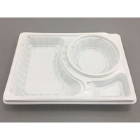 エフピコチューパ 弁当容器 デリカランチDL-26-19 白 本体 CP580252 1袋(50個)（直送品）