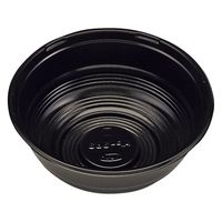 エフピコチューパ どんぶり容器 AP-363 黒 本体 CP630070 1ケース(600個(50個×12)（直送品）