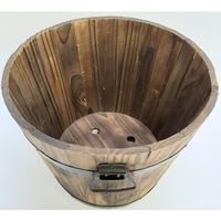 加藤伝蔵商店 伝蔵 焼杉プランター深型φ38 P281 1セット(6個) 430-6736（直送品）