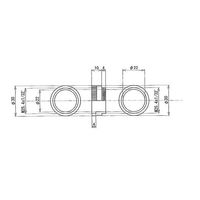 八洲光学工業 Cマウント中間リング 10mm YS-0105H 1個 67-5228-01（直送品）