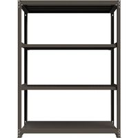 ICHIMAI 重量ボルトレスラック 段荷重1000Kg H2400×W1800×D600 天地4段 単体グレー TH1000-866T4（直送品）