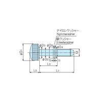 ホシモト 樹脂ローレットビス KP-6-3 1個 62-2983-69（直送品）