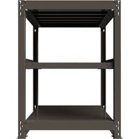 ICHIMAI 重量ボルトレスラック 段荷重1000Kg H1200×W900×D900 天地3段 単体グレー TH1000-439T3（直送品）