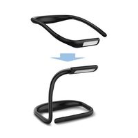 Trimate ハンズフリーLEDネックライト 充電式 調光調色機能付き TR-NCL002-BK 1個 67-4920-26（直送品）