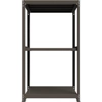 ICHIMAI 重量ボルトレスラック 段荷重1000Kg H2100×W1200×D750 天地3段 単体グレー TH1000-747T3（直送品）